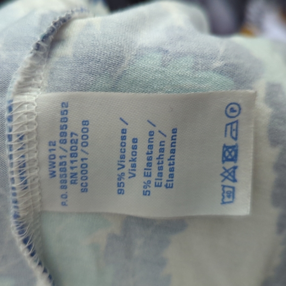 Boden Blue and White Patterned Dress - Picture 5 of 6